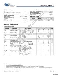 CY62137FV30LL-45BVIT Datasheet Page 4