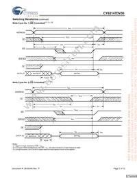 CY62147DV30LL-70BVXAT Datasheet Page 7