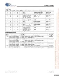 CY62147DV30LL-70BVXAT Datasheet Page 9