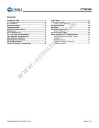 CY62256NLL-55SNXI Datasheet Page 2