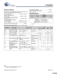CY62256VNLL-70ZXAT Datasheet Page 3