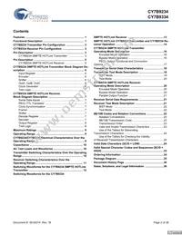 CY7B9234-270JXCT Datasheet Page 2