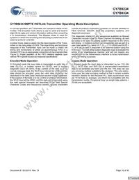 CY7B9234-270JXCT Datasheet Page 16