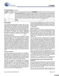 CY7B952-SXCT Datasheet Page 5