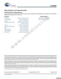 CY7B952-SXCT Datasheet Page 16