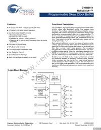 CY7B9911-5JCT Datasheet Cover