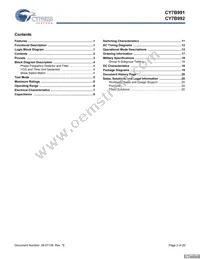 CY7B992-7JXCT Datasheet Page 2