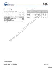 CY7B992-7JXCT Datasheet Page 6