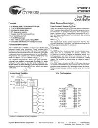 CY7B9920-5SI Datasheet Cover
