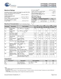 CY7C0241E-25AXCT Datasheet Page 9