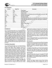 CY7C024AV-15AXI Datasheet Page 5