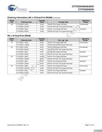 CY7C025-25AC Datasheet Page 19