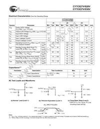 CY7C028V-25AC Datasheet Page 5