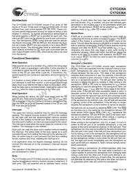 CY7C036A-15AC Datasheet Page 15
