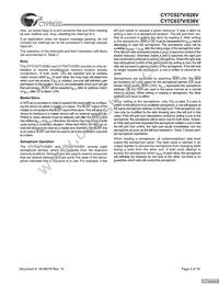 CY7C037V-20AXC Datasheet Page 5