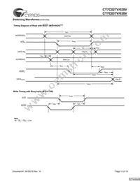 CY7C037V-20AXC Datasheet Page 12