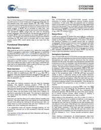 CY7C038V-20AI Datasheet Page 15