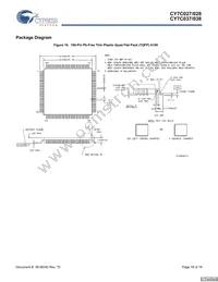 CY7C038V-20AI Datasheet Page 18