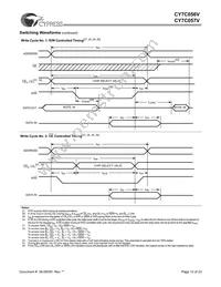 CY7C057V-15BBC Datasheet Page 12