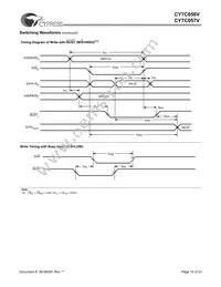 CY7C057V-15BBC Datasheet Page 14