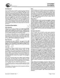CY7C057V-15BBC Datasheet Page 17