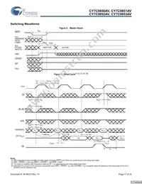 CY7C0852AV-133BBC Datasheet Page 17