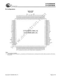 CY7C09199-9AC Datasheet Page 3