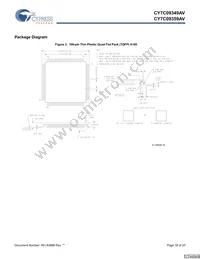 CY7C09359AV-9AXC Datasheet Page 18