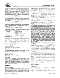 CY7C09449PV-AC Datasheet Page 12