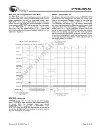 CY7C09449PV-AC Datasheet Page 22