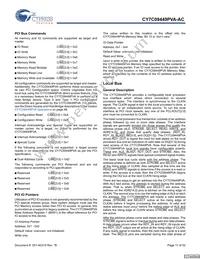 CY7C09449PVA-AC Datasheet Page 11