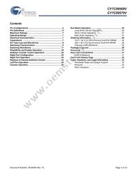CY7C09579V-83AC Datasheet Page 3