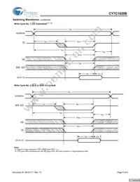 CY7C1020B-15ZXCT Datasheet Page 5
