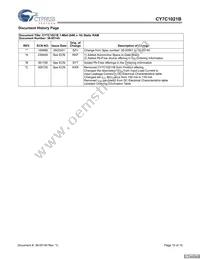 CY7C1021BL-15ZXIT Datasheet Page 10