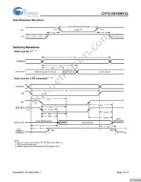 CY7C1021BNV33L-15ZXCT Datasheet Page 5