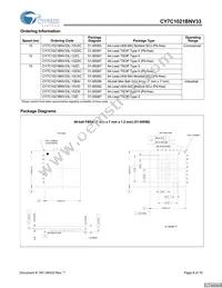 CY7C1021BNV33L-15ZXCT Datasheet Page 8