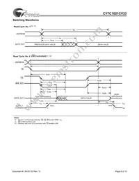 CY7C1021CV33-15ZC Datasheet Page 6