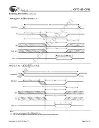 CY7C1021CV33-15ZC Datasheet Page 7