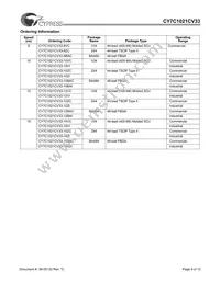 CY7C1021CV33-15ZC Datasheet Page 9