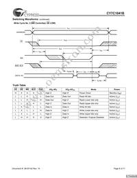 CY7C1041B-15ZXC Datasheet Page 8