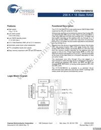 CY7C1041BNV33L-12VXCT Datasheet Cover