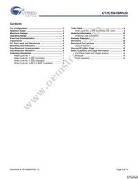 CY7C1041BNV33L-12VXCT Datasheet Page 2