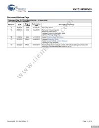 CY7C1041BNV33L-12VXCT Datasheet Page 13