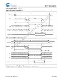 CY7C1041BNV33L-15ZXCT Datasheet Page 5