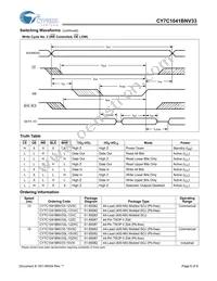 CY7C1041BNV33L-15ZXCT Datasheet Page 6
