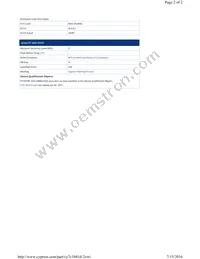 CY7C1041D-2XWI Datasheet Page 2