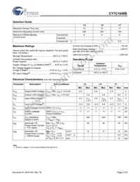 CY7C1049B-15VXC Datasheet Page 2