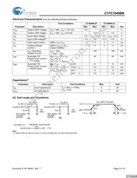 CY7C1049BNL-17VC Datasheet Page 3