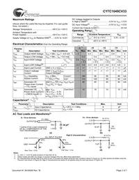 CY7C1049CV33-15VC Datasheet Page 2