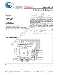 CY7C1059DV33-10BAXI Datasheet Cover